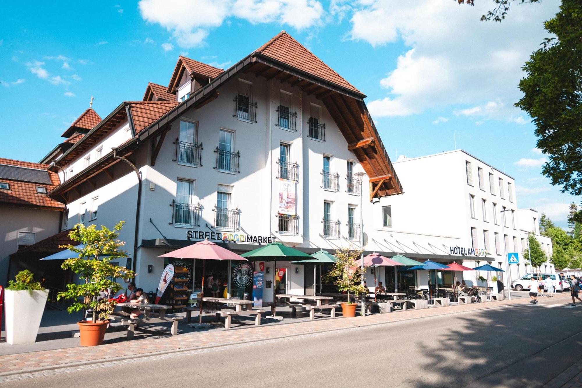 Hotel Am Park รูสท์ ภายนอก รูปภาพ